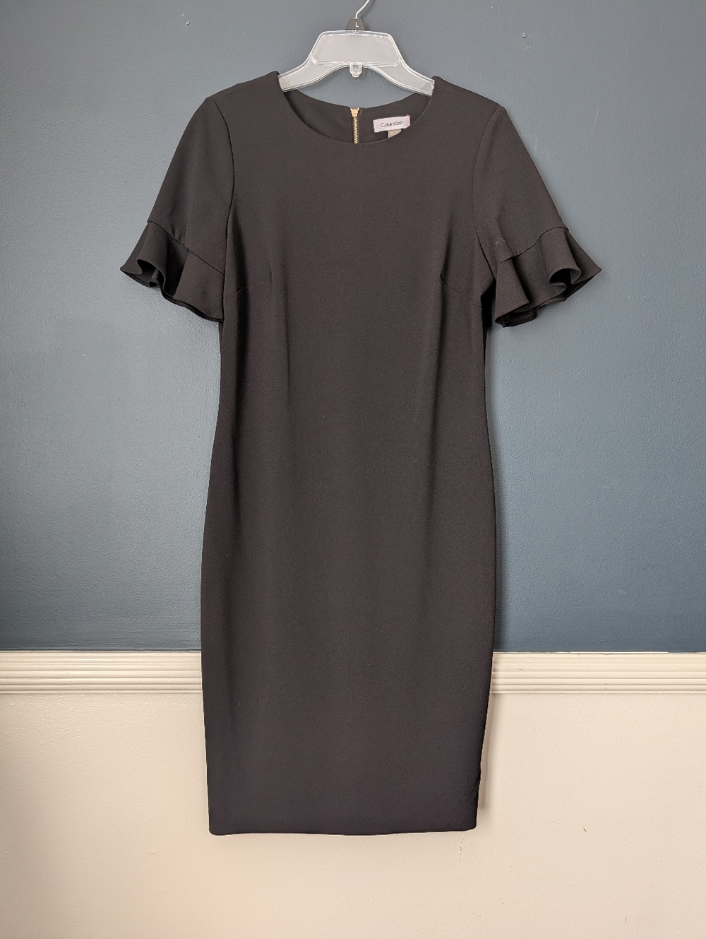Short Sleeve Black Dress